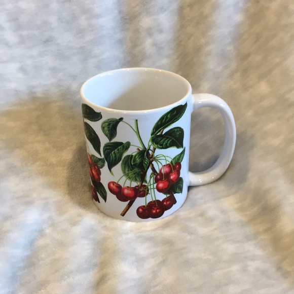 Wild Cherries Ceramic Mug NWT 6 oz Orca Coatings Cherry Botanical Mug - Picture 12 of 12